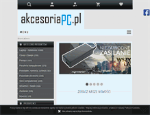 Tablet Screenshot of akcesoriapc.pl